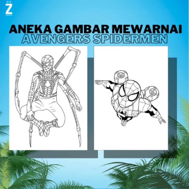 

Kertas Gambar Mewarnai A4 [ Avengers Spiderman ]