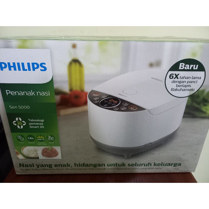 RICE COOKER PHILIPS MULTIFUNGSI PHILIPS PENANAK NASI SERBAGUNA SERI 5000