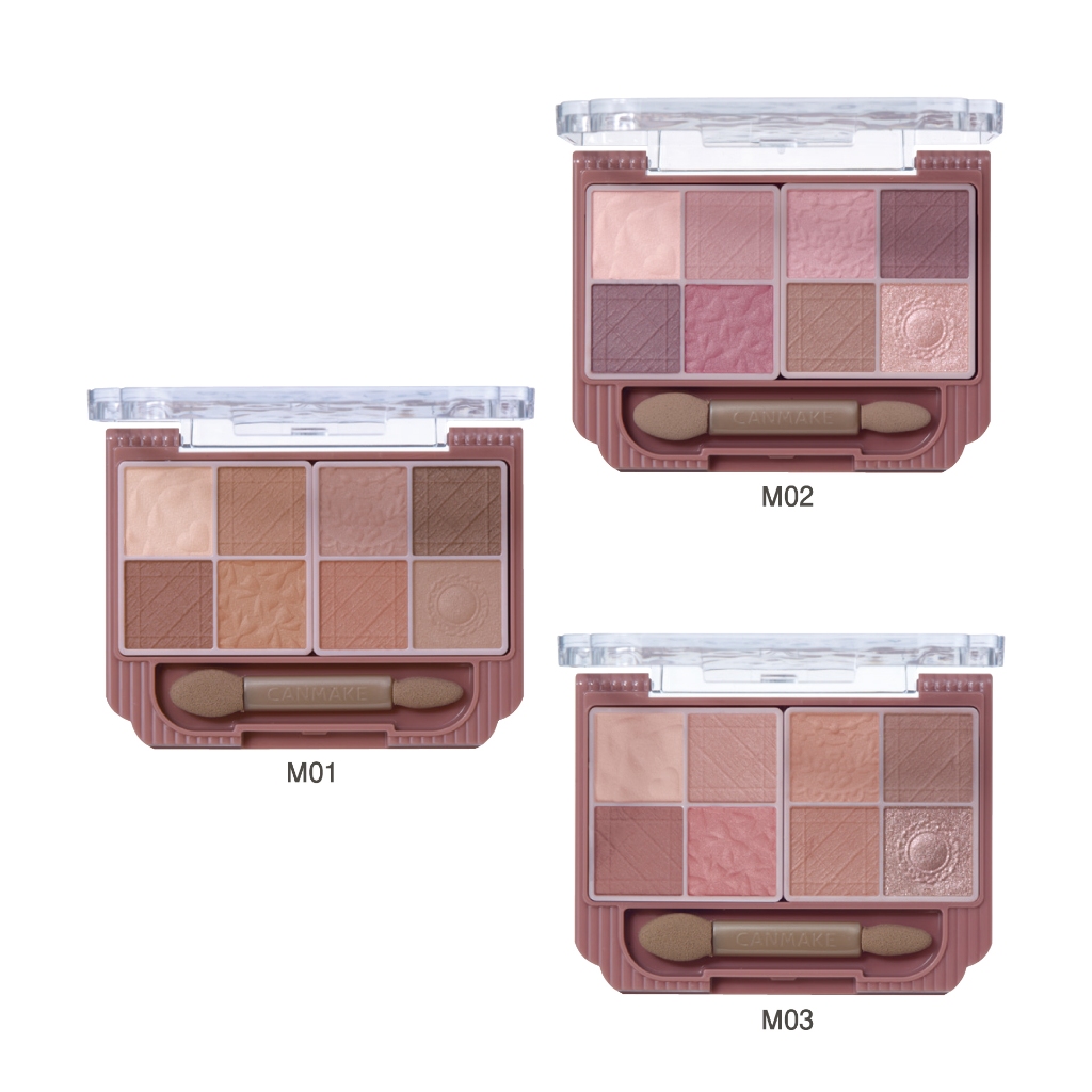 [ PO Japan ] Canmake Petit Pallate Eyeshadow Matte Type | Canmake Original Jepang