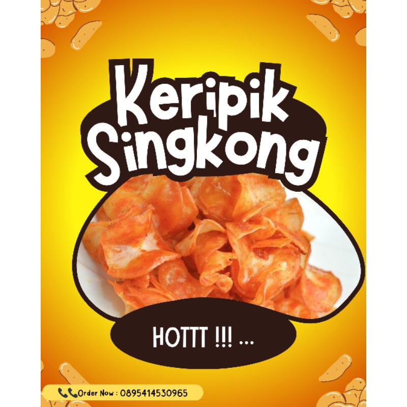

KERIPIK SINGKONG ORIGINAL 100gr - 250gr - 500gr - 1kg KERIPIK SINGKONG PEDAS MANIS BALADO