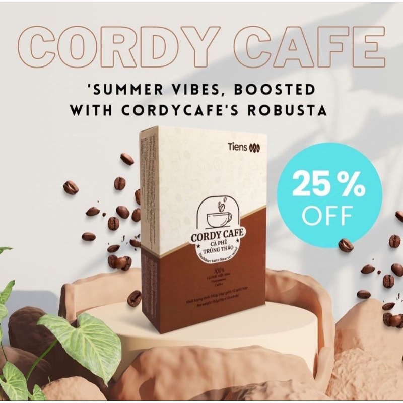 Cordyco Coffe Herbal tiens Penambah Stamina Pria Perkasa