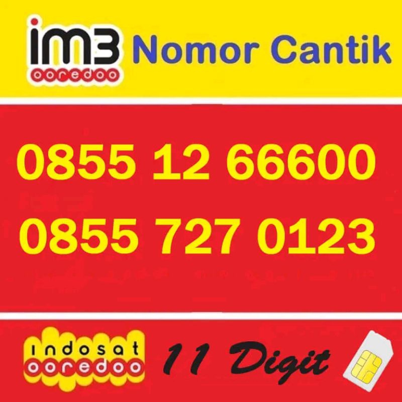 nomer cantik indosat