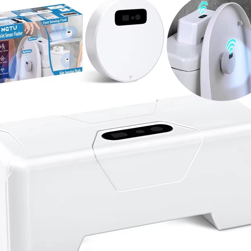 Hemat Flush Smart Sensor Toilet  Automatik Butang Indukti Toilet Flush Toilet Flush External Infred 