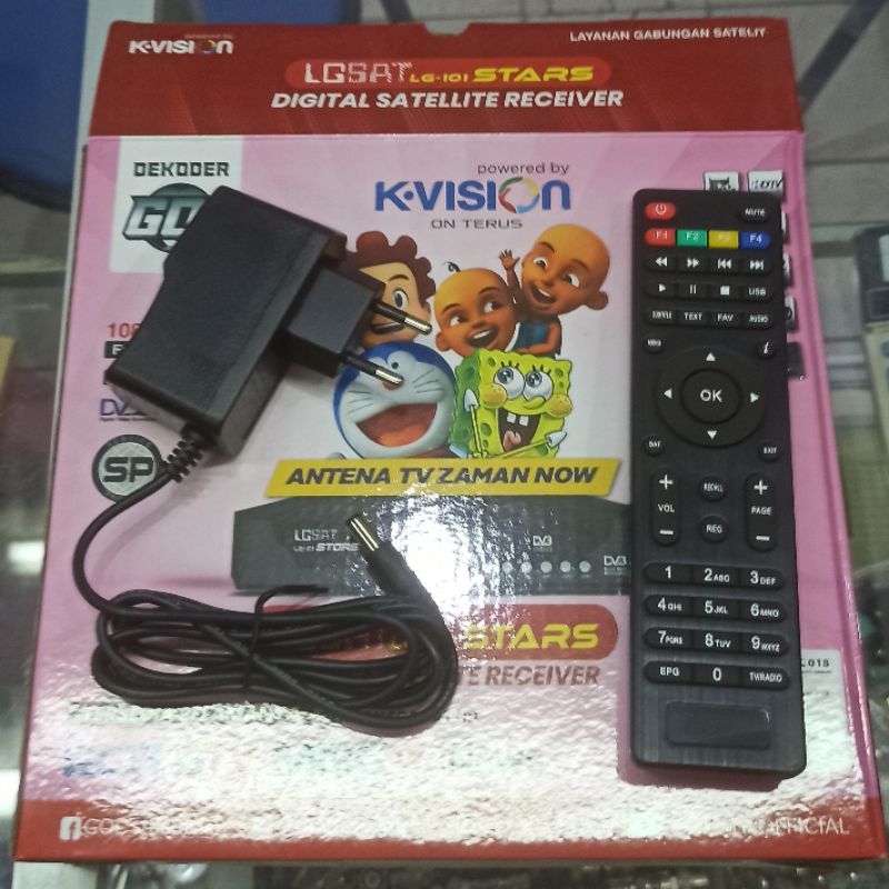 adaptor dan remot receiver lgsat 101 star oracle