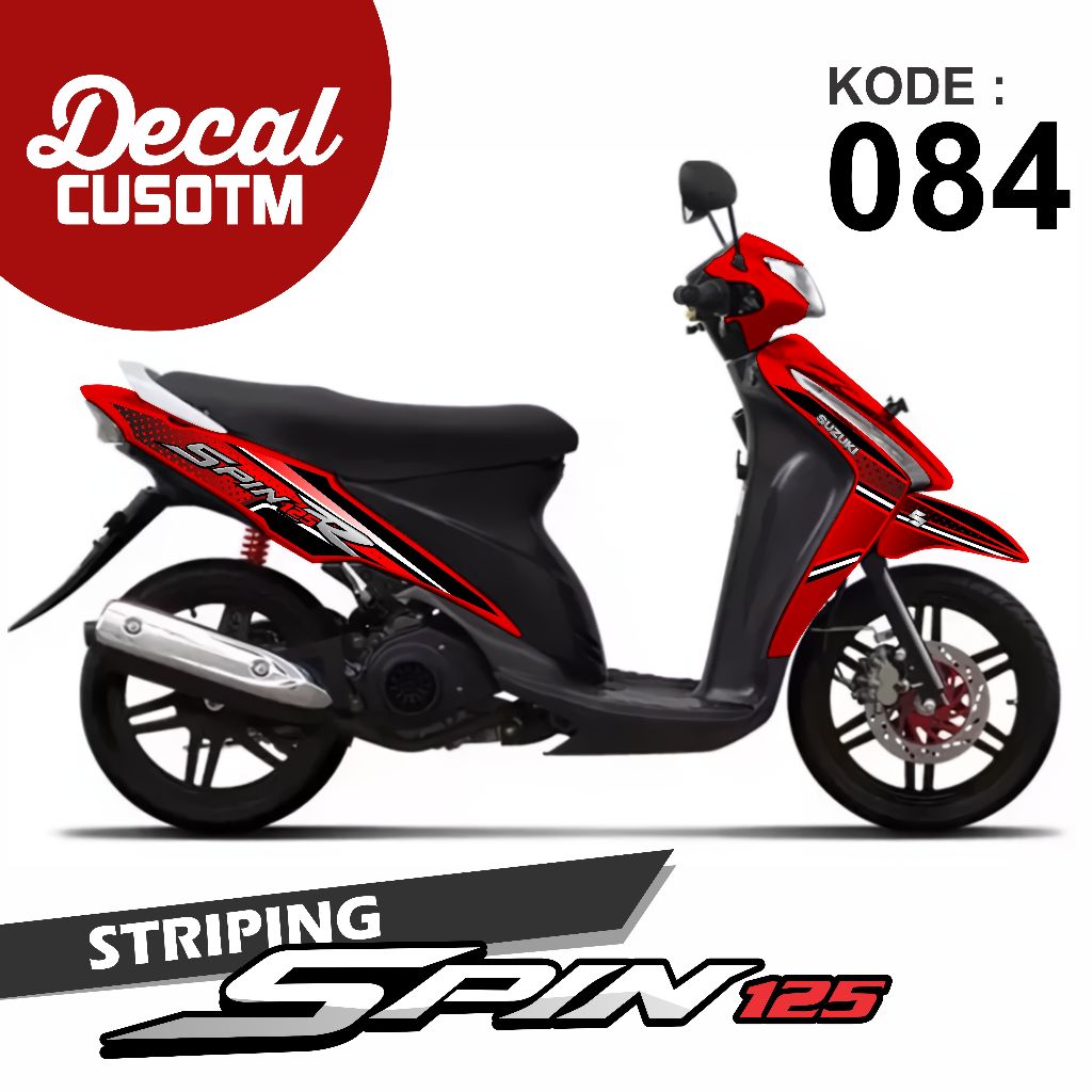 Striping variasi suzuki spin decal suzuki spin variasi spin suzuki spin 125 stiker spin