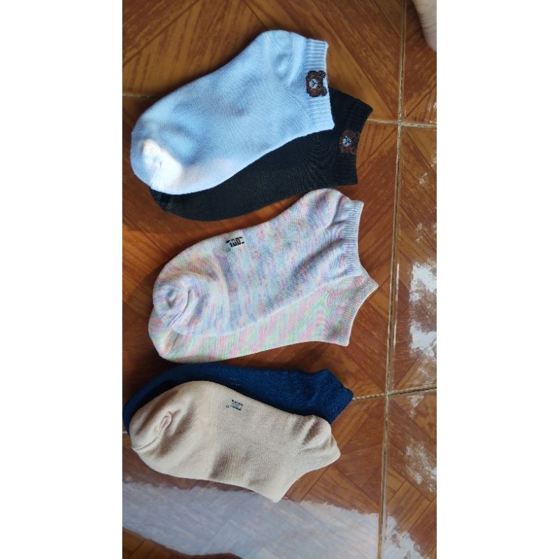 Kaos kaki pendek mata kaki motif