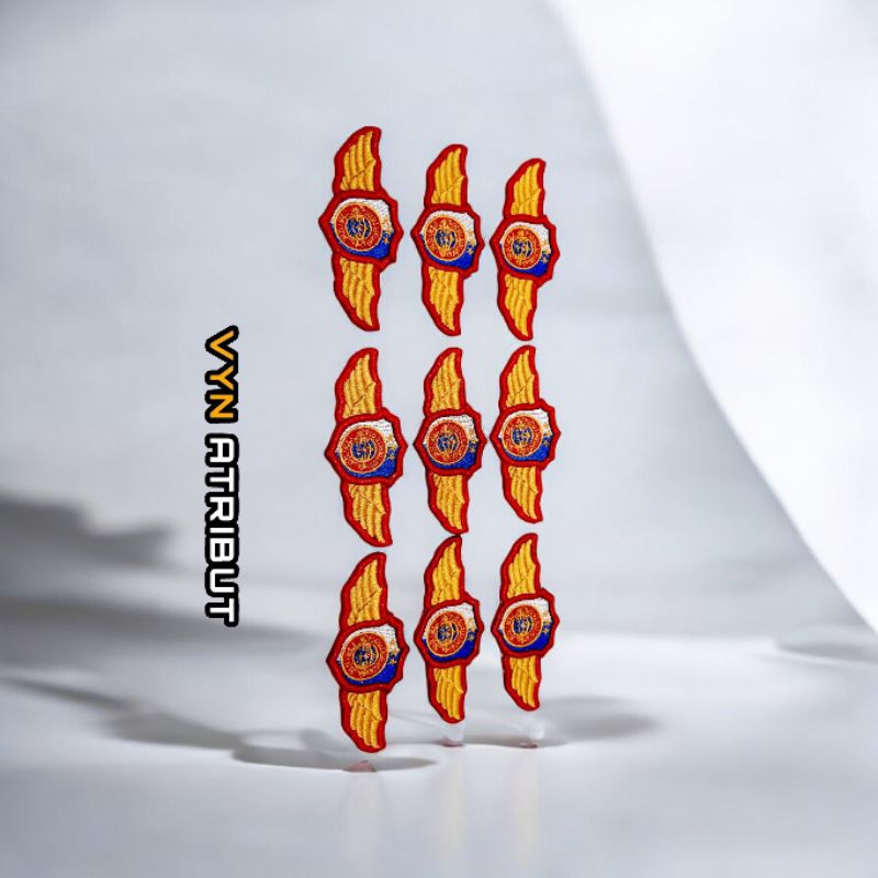 ATRIBUT PDL POLRI/PIN PENYIDIK GAKKUM LANTAS POLRI BORDIR TIMBUL