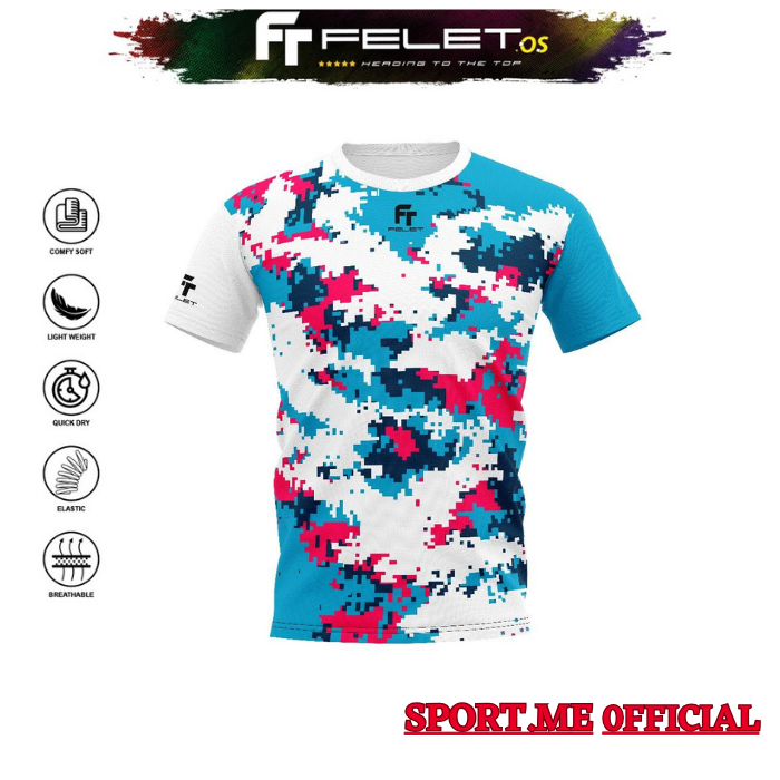 Felet RN 3609 Badminton T-shirt - Kaos Badminton Original Felet