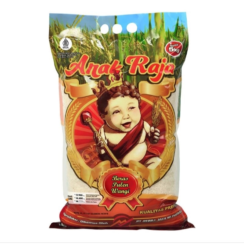 

ANAK RAJA Beras Premium Pulen Wangi 5 Kg