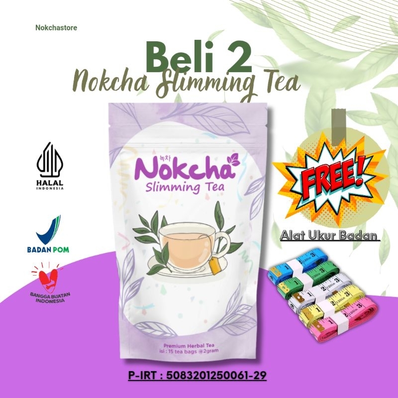 Diet Herbal Premium - Slimming Tea Herbal - Nokcha Slimming Tea - Detox Tea Nokcha - Nokcha Teh Hija