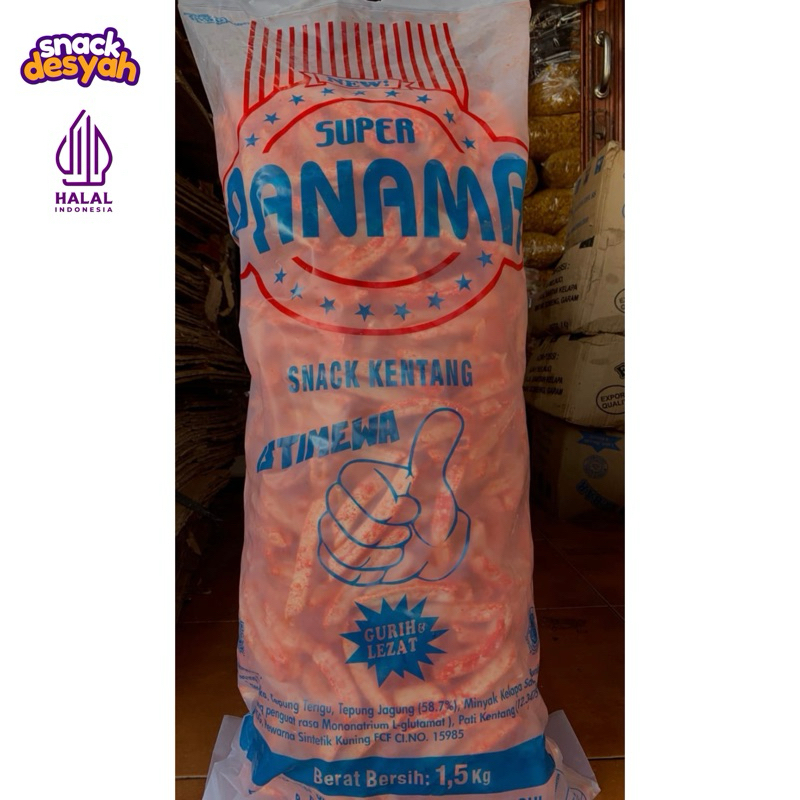 

POTATO BALADO / KEJU PANAMA ( 1 BALL 1,5 KG ) / SUPER PANAMA / SNACK KENTANG