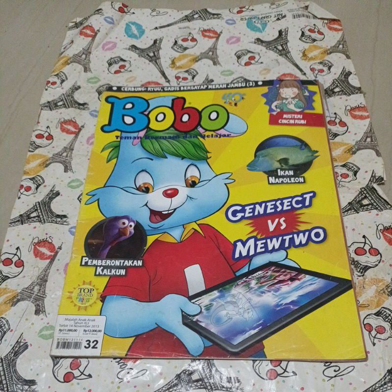 Majalah Bobo Tahun 2013 - Genesect vs Mewtwo