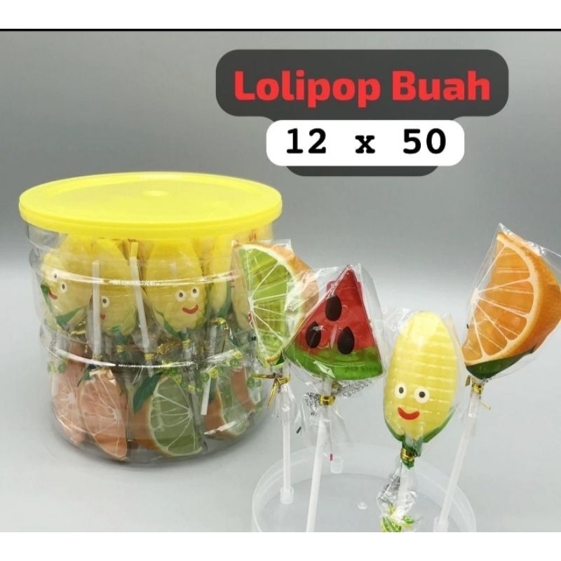 

Permen Lollipop Fruit Toples Isi 50 Pcs