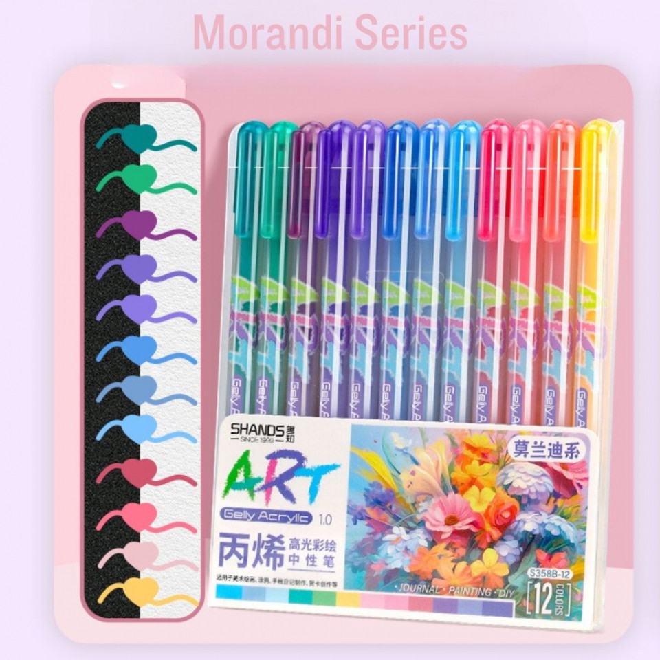 

Spidol Akrilik / Gelly Acrylic Marker Morandi Series