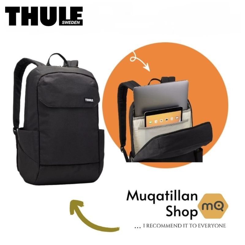 Tas Thule Lithos Tas Ransel Backpack Kapasitas 20L – Black