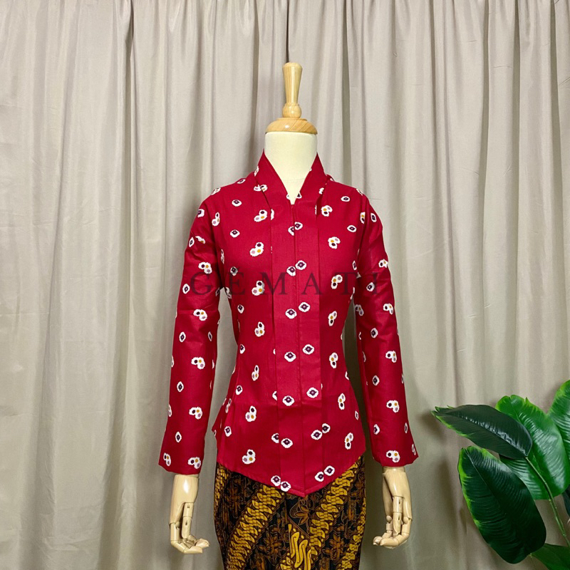 Kebaya Dara | Kebaya Kartini Jumputan - Kebaya Jawa