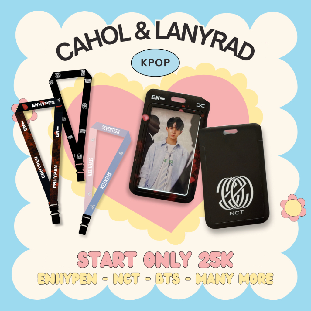 

Card Holder dan Lanyard Kalung Kpop untuk Photocard Cahol Kantor | Bisa COD