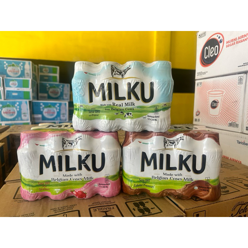 

MILKU 3 VARIAN ( COKLAT, STROBERI & ORI )