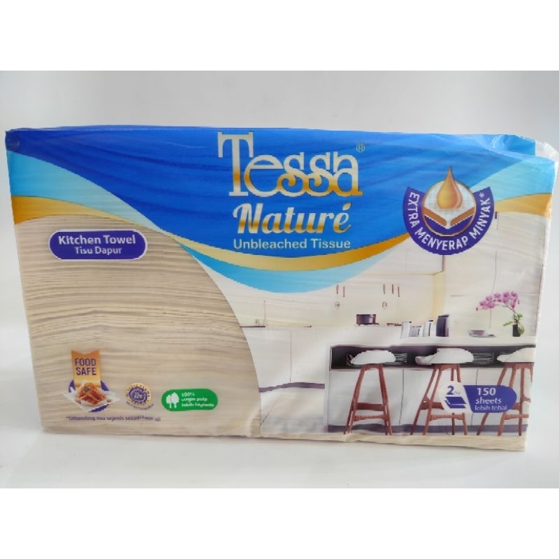 Tessa Kitchen Towel /Tisu Dapur / Tissue Penyerap Minyak ( Warna Coklat )