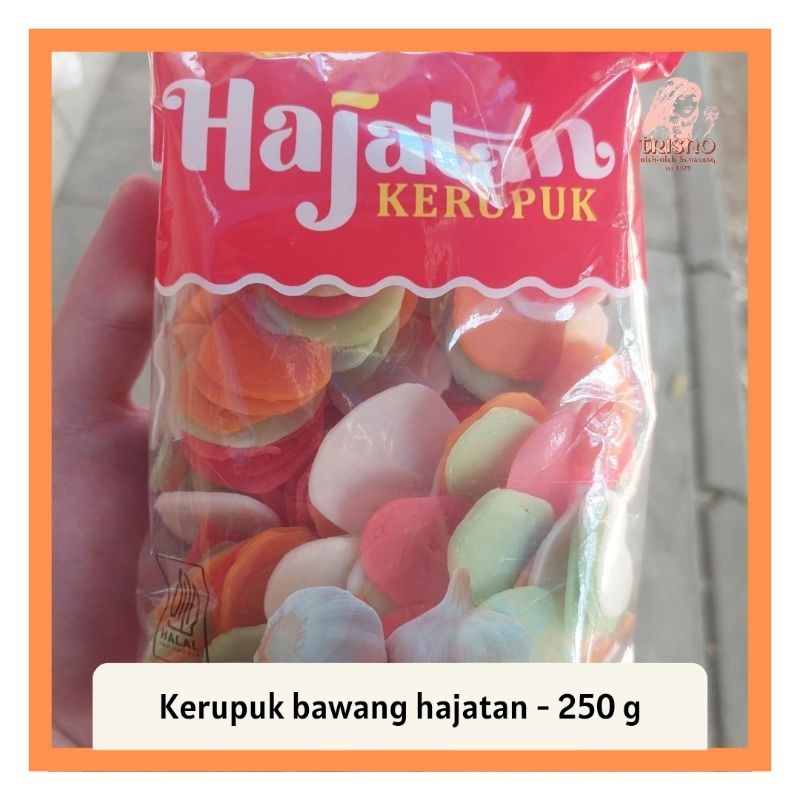 

Kerupuk bawang cap hajatan - 250 g