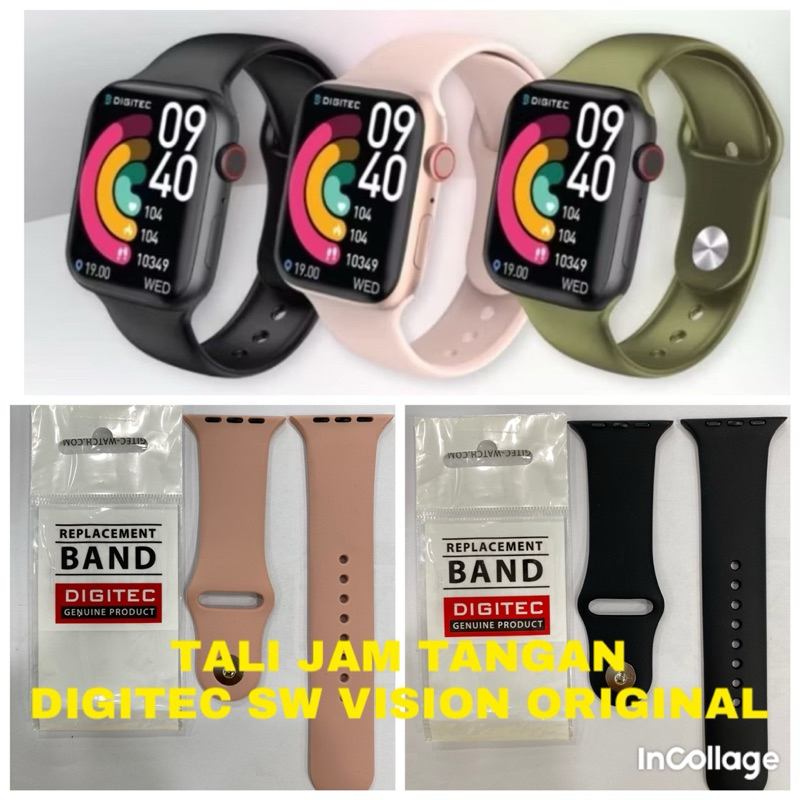 Strap/Tali jam tangan karet Digitec Sw Vision Original