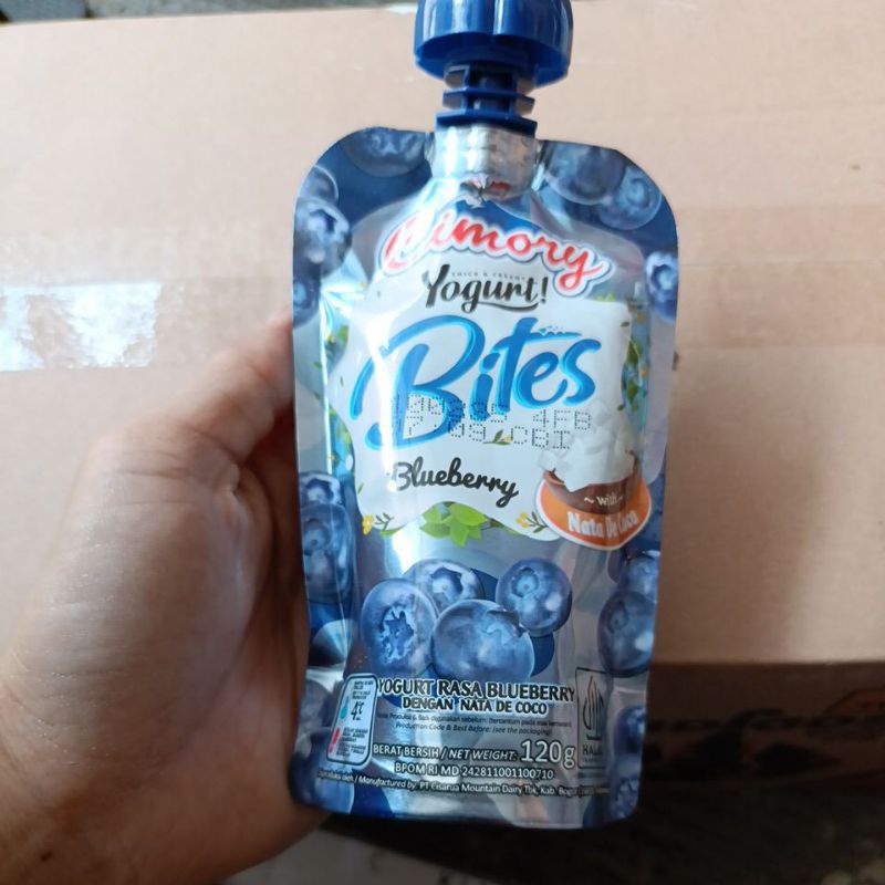 

cimory yogurt bites blueberry 120gr