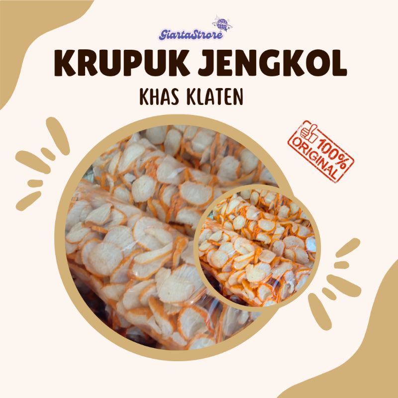 

Kerupuk Jengkol Matang 1 ball(1kg) Khas Klaten