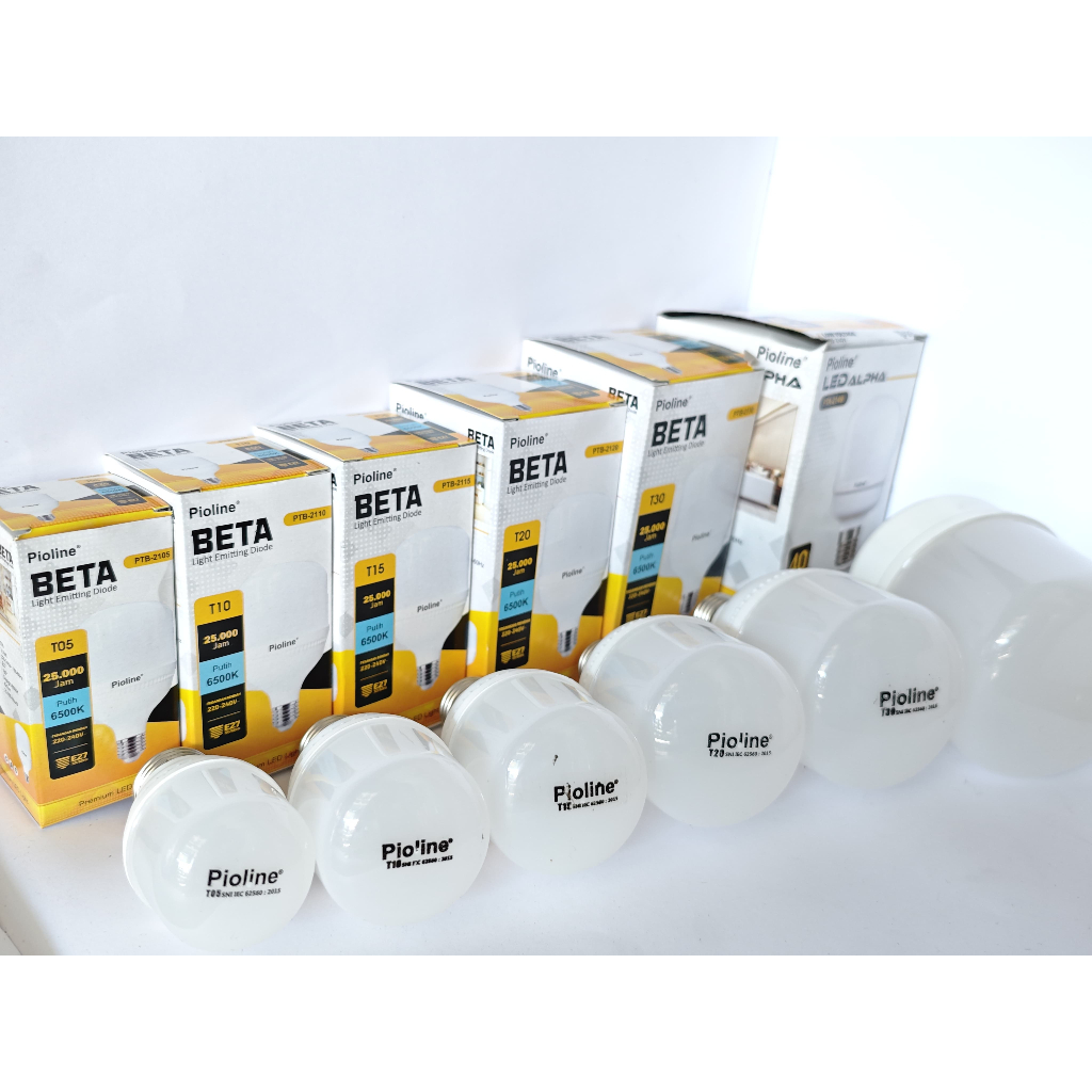 Lampu Pioline - Lampu Pioline 5w, 10w, 15w, 20w, 30w, 40w - Lampu - Lampu Bohlam - Lampu
