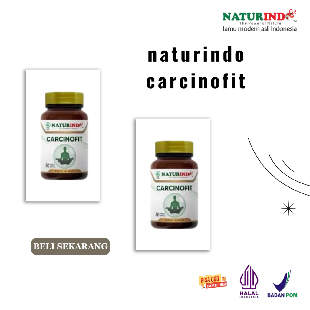 NATURINDO CARCINOFIT Kanker Kangker Payudara Naturindo Ampuh 100% ASLI