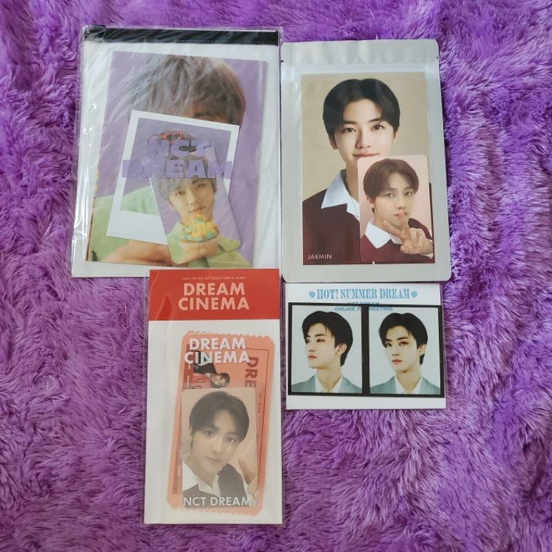 WTS READY JAEMIN NCT DREAM MD PHOTOPACK FILM SET HOT SUMMER 4X6 PHOTO SPECIAL AR TICKET CINEMA
