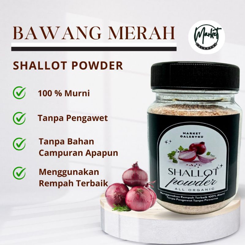 

Bumbu Dapur MPASI Bawang Merah Bubuk Powder Shallot
