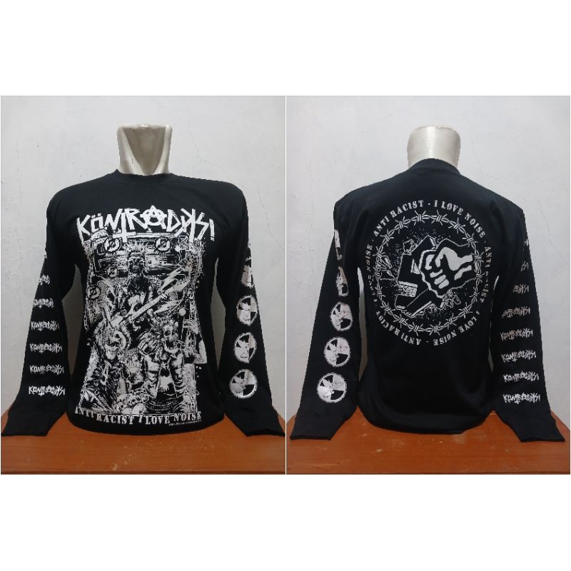 KAOS BAND PUNK KONTRADIKSI LENGAN PANJANG