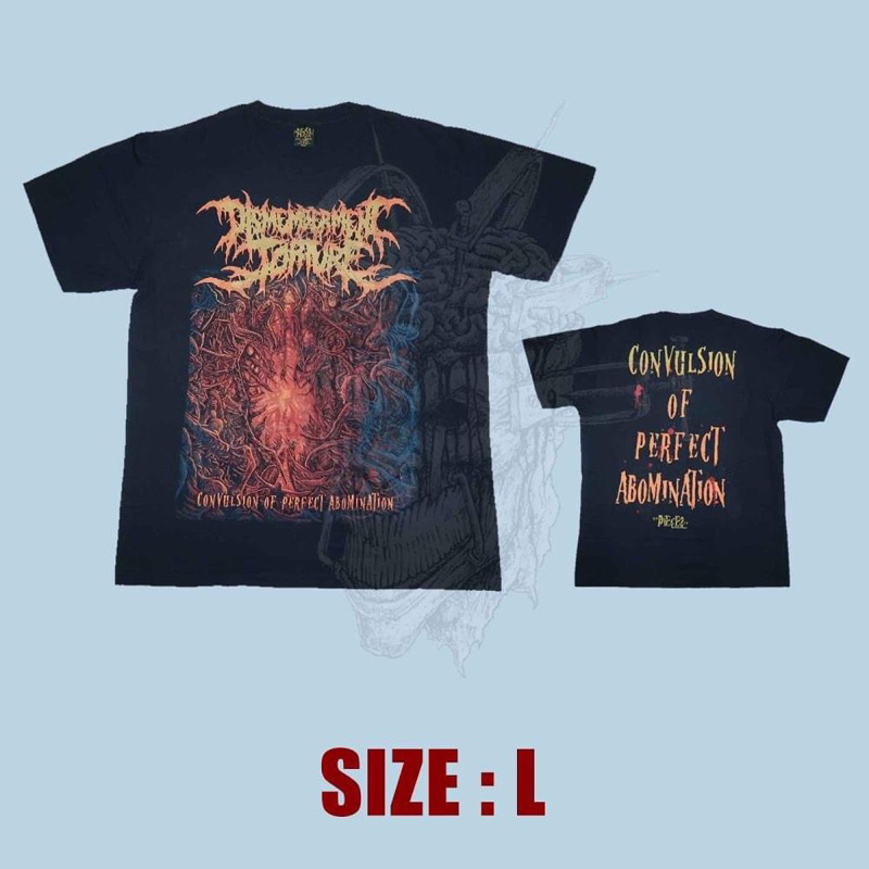 DISMEMBERMENT TORTURE Convulsion of perfect abomination - TSHIRT ORIGINAL OFFICIAL licensed Released