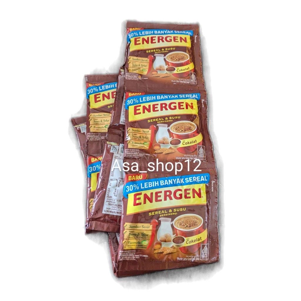 

ENERGEN RASA COKLAT EXTRA 30% LEBIH BANYAK ISI 10 PCS