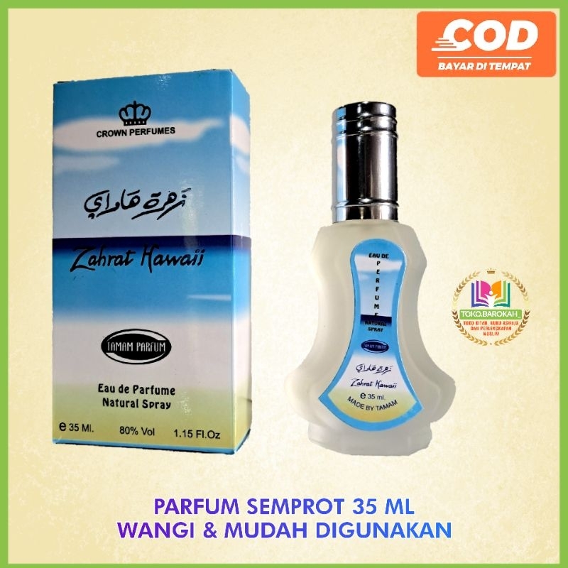 Parfum Zahrat Hawaii Spray 35 Ml Tinggal Semprot Parfum Zahrat Hawai Parfum Spray Zahrat Hawaii Parf