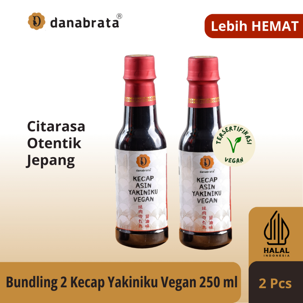 

[Bundling 2] Danabrata Kecap Asin Yakiniku Vegan 250 ml / Saus Yakiniku / Yakiniku Sauce