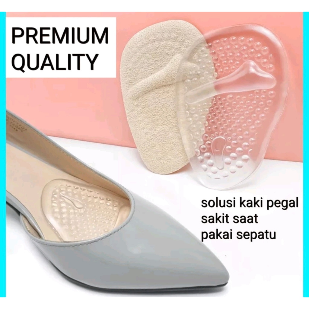 Insole Sepatu Silikon Alas Sepatu Gel Silicone Ganjal Sepatu Gel Silikon Bening