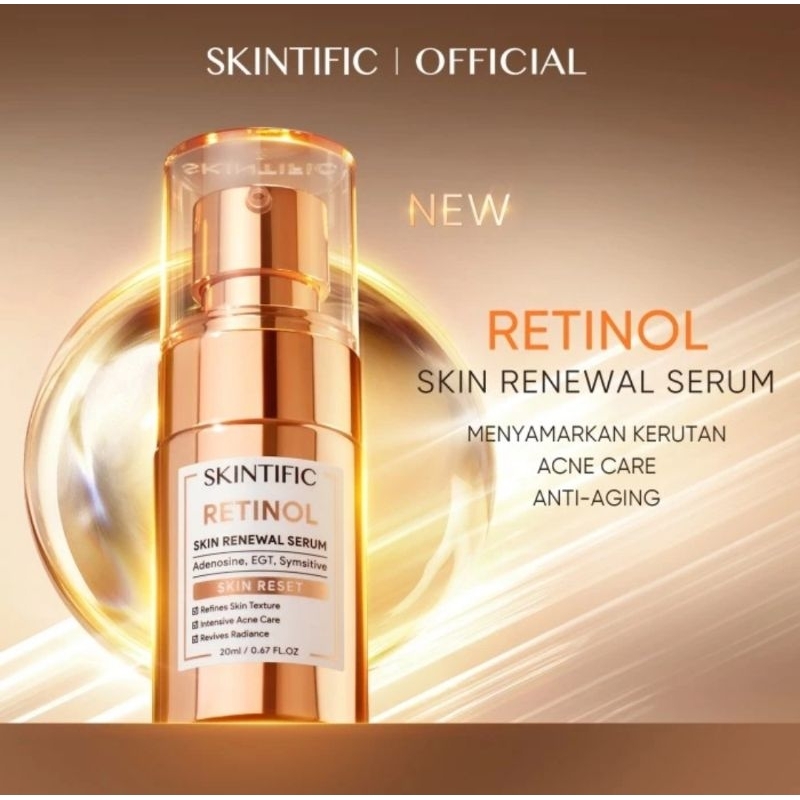 

SKINTIFIC Retinol Skin Renewal Serum 20ml