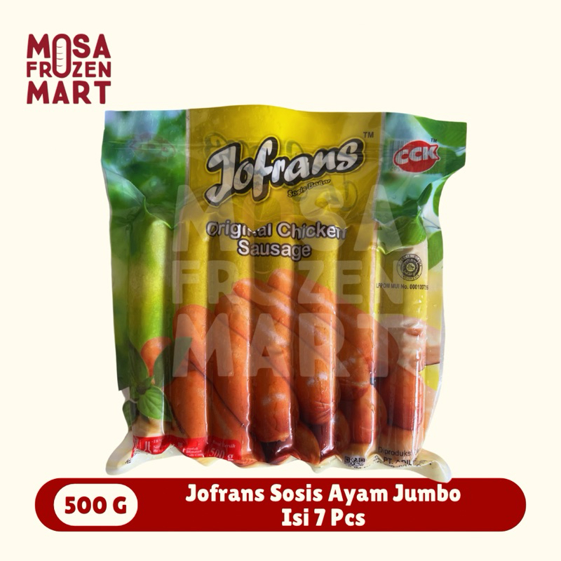 

Jofrans Sosis Ayam Jumbo 500 G Isi 7