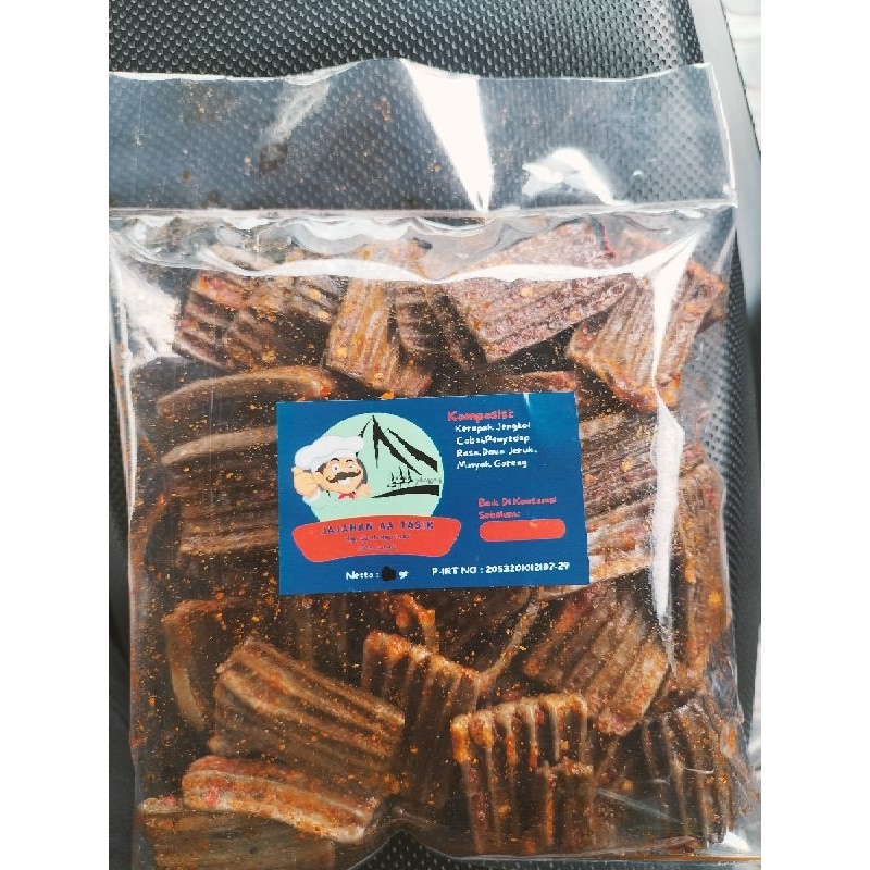 

kerupuk Asbes jengkol bentat pedas