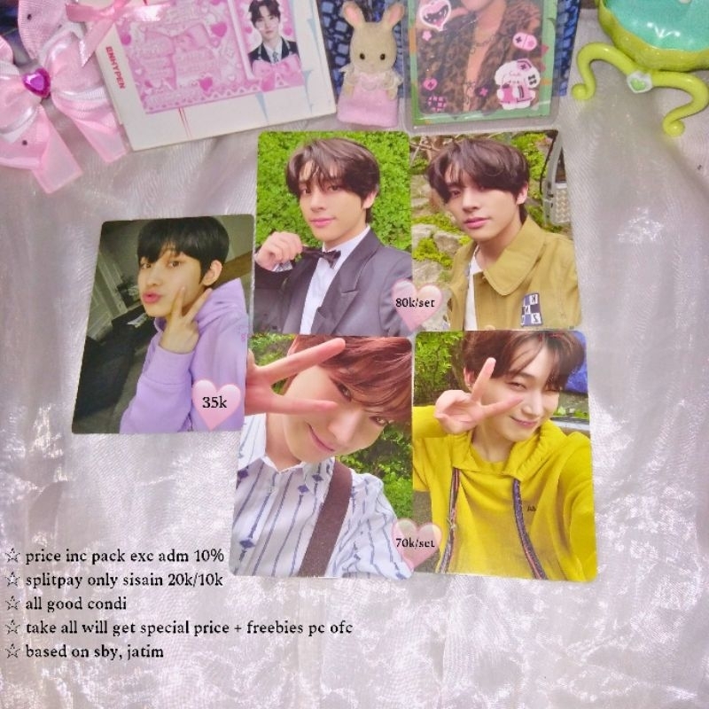 ENHYPEN PHOTOCARD PC MEMKIT MEMBERSHIP 1ST MUSIC FOREST SUNOO JAKE