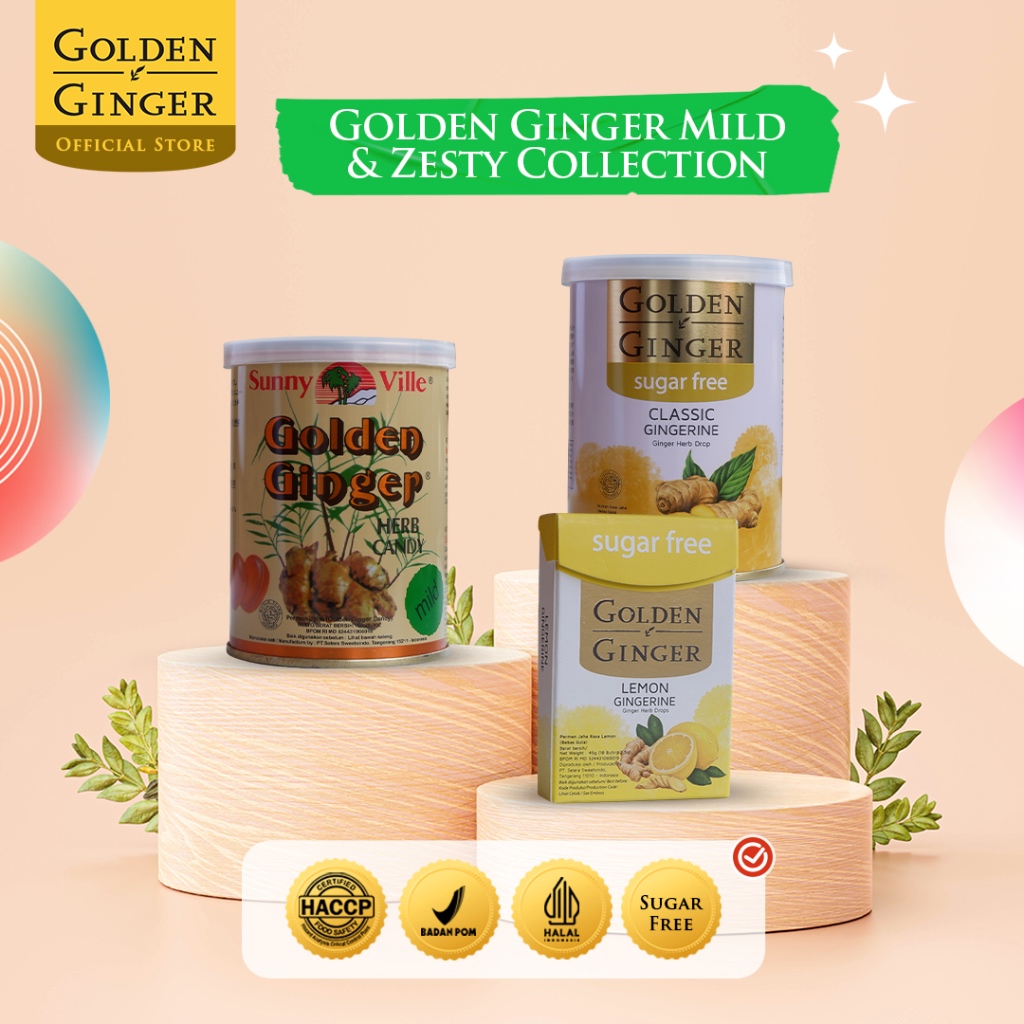 

Golden Ginger Mild & Zesty Collection (Classic Mild, Classic CAN, & Lemon Flip Top)