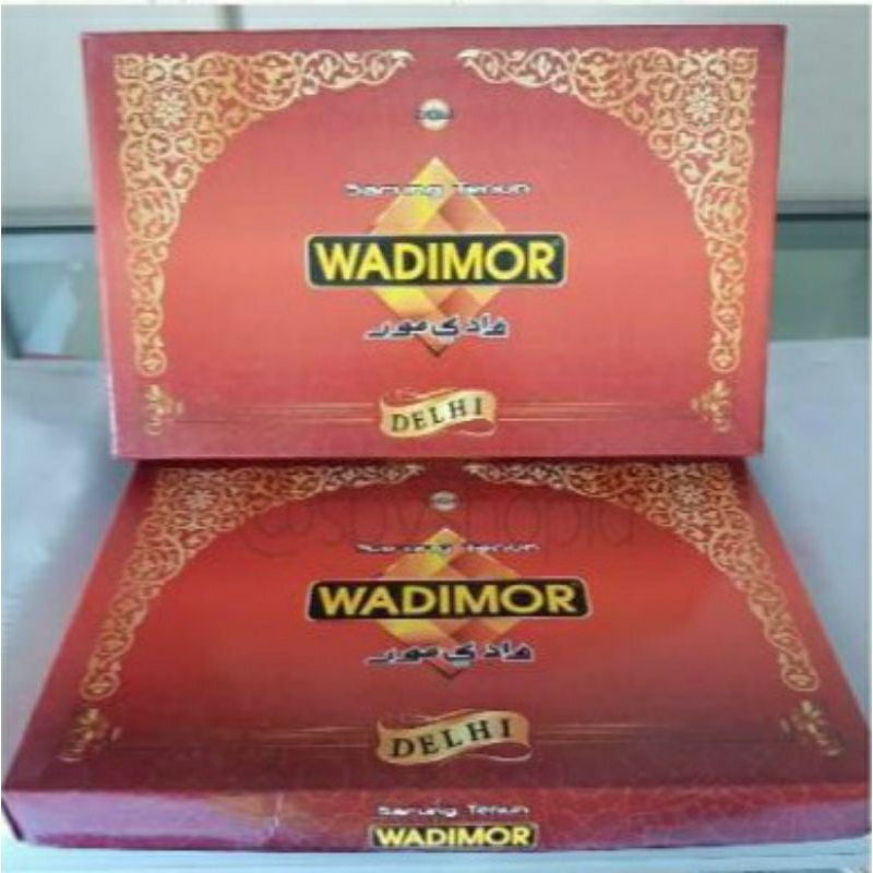 #MAU# Sarung Wadimor Delhi Tenun Motif Kotak Kotak Dewasa Murah