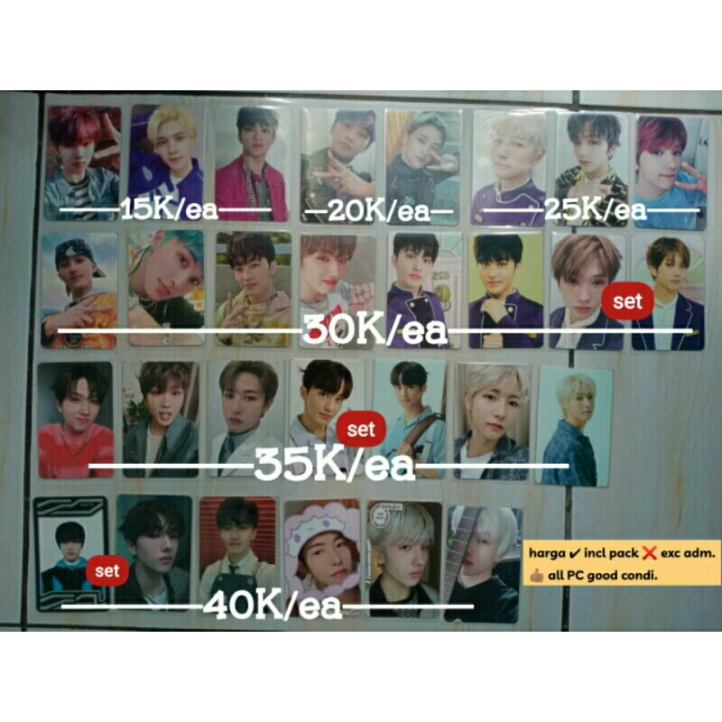 AAB PC MURCE NCT PHOTOPACK SG22 | MARK RENJUN JISUNG TAEIL