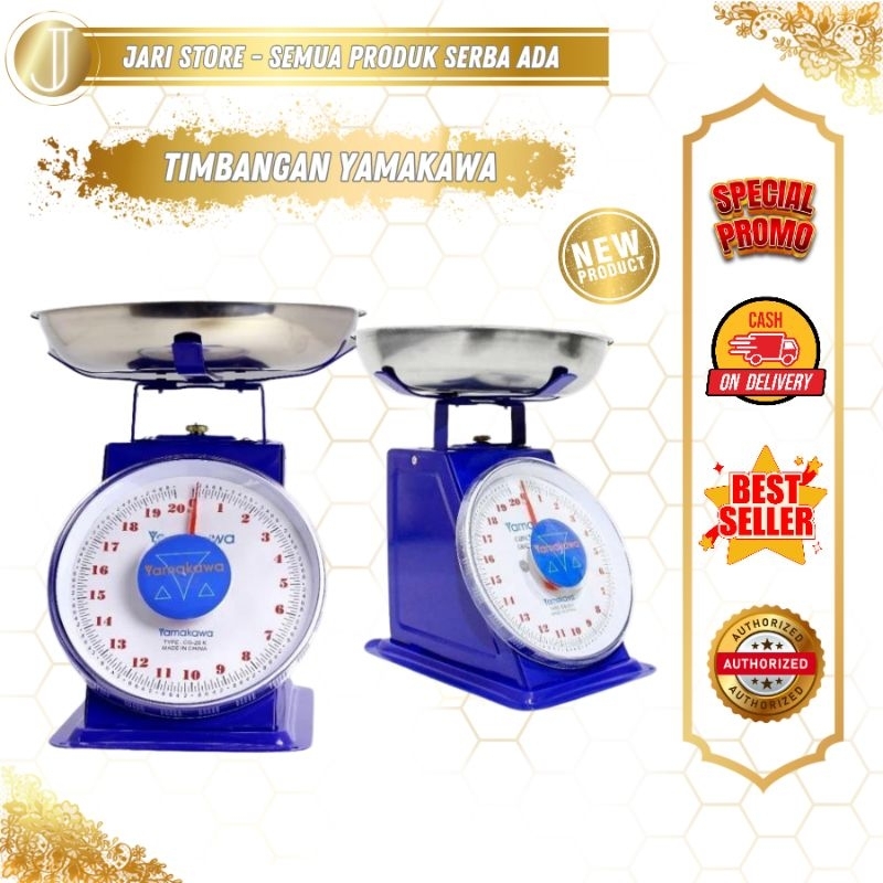 Timbangan jarum analog yamakawa buah segar kue makanan dapur 10kg 20kg