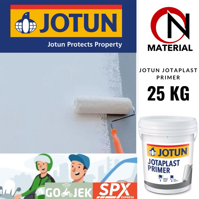 CAT DASAR INTERIOR JOTUN JOTAPLAST PRIMER 25 KG / INTERIOR EXTERIOR WALL SEALER ALKALI