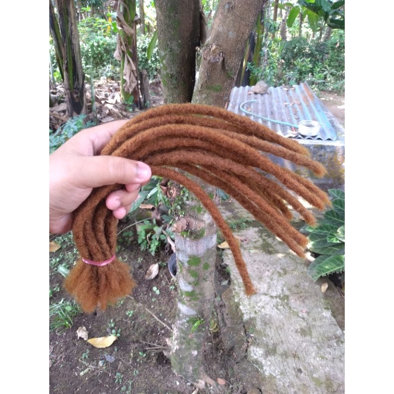Rambut gimbal afrika tidak mudah rusak panjang 35cm isi 12 pcs atau 1 ikat ||harga per lusin