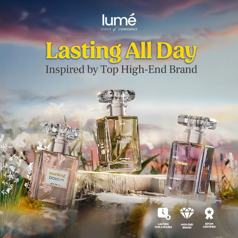 Lumecolors EU De Parfume ( EDP ) 1 box Isi 3 Botol