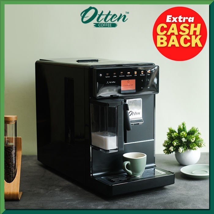 Otten - Excellente Smart Automatic Espresso Coffee Machine (Black) - Mesin Kopi Espresso Otomatis