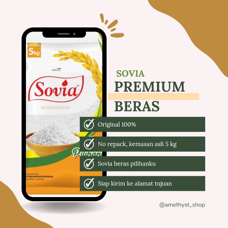 

[SOVIA] Beras Premium 5 kg